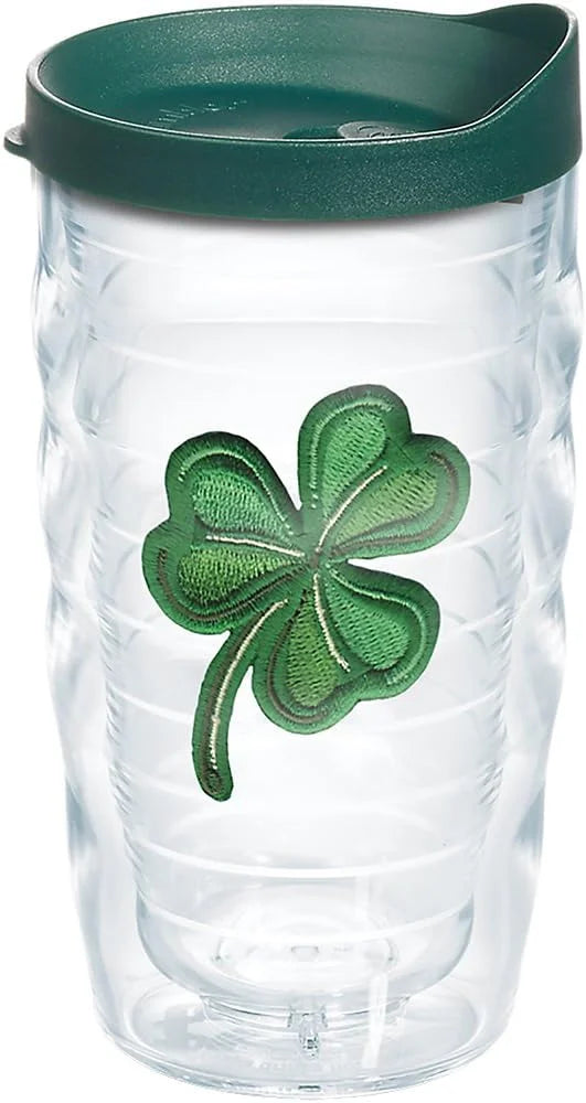 Tervis Shamrock Made in USA Double Walled Insulated Tumbler Travel Cup Keeps Drinks Cold & Hot, 24oz, Classic