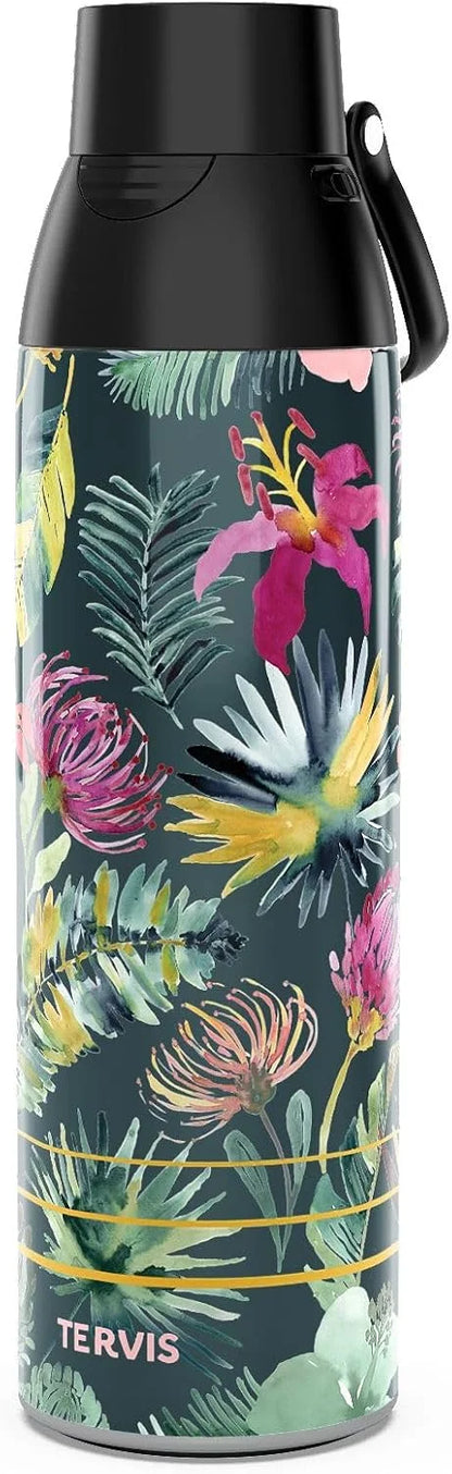 Tervis Sara Berrenson - Atlantica Collection Made in USA Double Walled Insulated Tumbler Travel Cup Keeps Drinks Cold & Hot, 24oz, Lobster
