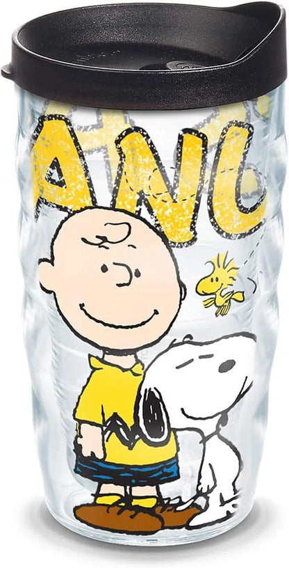 Tervis Made in USA Double Walled Peanuts Colossal Insulated Tumbler Cup Keeps Drinks Cold & Hot, 16oz, Classic