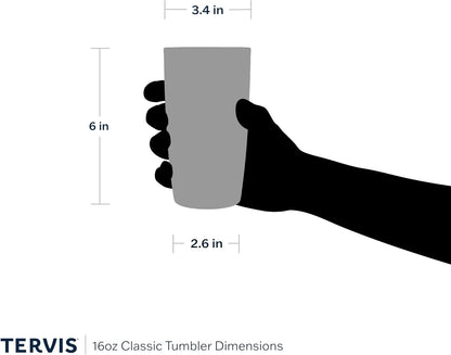 Tervis Marble - Alexandrite Made in USA Double Walled Insulated Tumbler Travel Cup Keeps Drinks Cold & Hot, 16oz, Classic