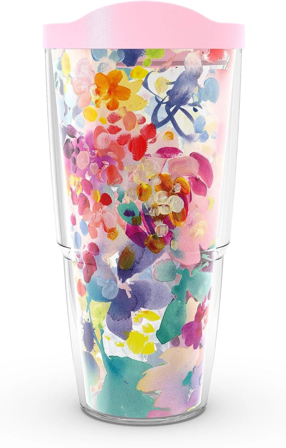 Tervis CreativeIngrid Aura Made in USA Double Walled Insulated Tumbler Travel Cup Keeps Drinks Cold & Hot, 16oz, Classic