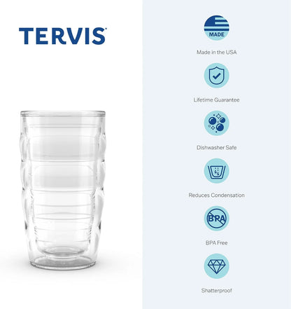 Tervis Ice Popsicle Collection Made in USA Double Walled Insulated Tumbler Cup Keeps Drinks Cold & Hot, 16oz 4pk, Assorted - No Lid