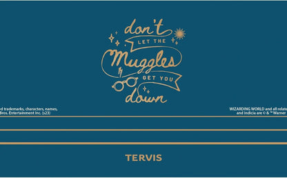 Tervis Harry Potter Don't Let Muggles Get You Down Made in USA Double Walled Insulated Tumbler Travel Cup Keeps Drinks Cold & Hot, 24oz, Classic