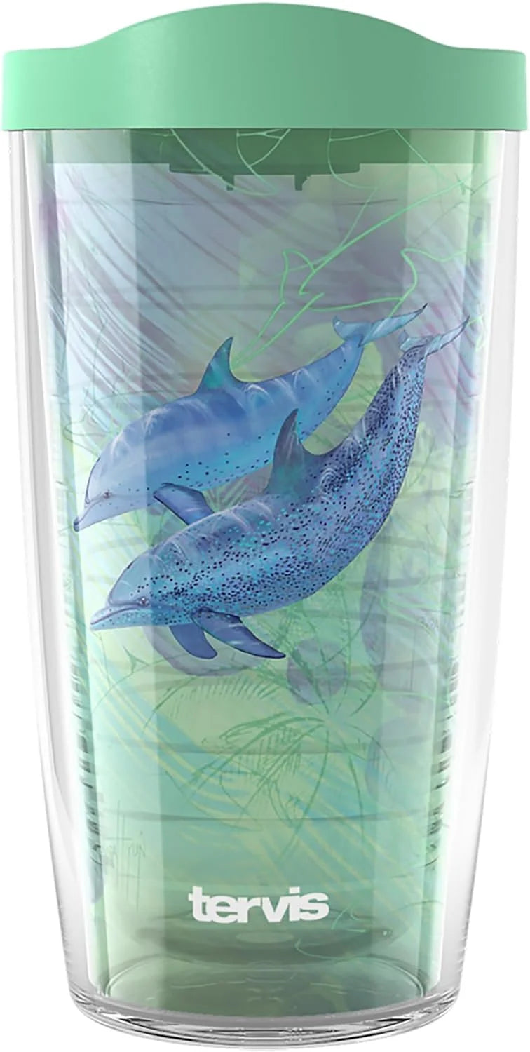 Tervis 16oz Tritan Tumbler | Guy Harvey® - Fish and Turtle Symbio