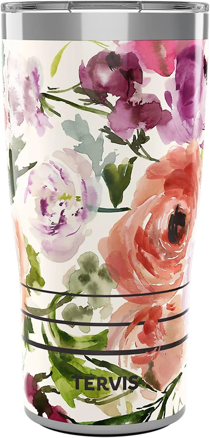 Tervis 20oz Stainless Steel Tumbler | Kelly Ventura - Posy
