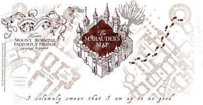Tervis Harry Potter The Marauder's Map Made in USA Double Walled Insulated Tumbler Travel Cup Keeps Drinks Cold & Hot, 24oz Venture Lite Water Bottle, Classic