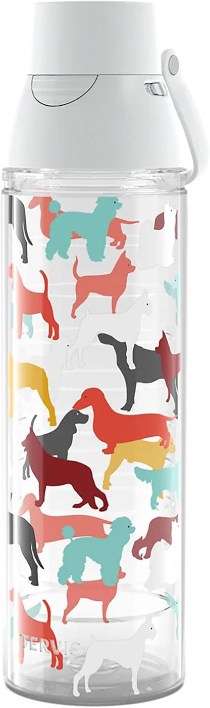 Tervis Pet Love Made in USA Double Walled Insulated Tumbler Travel Cup Keeps Drinks Cold & Hot, 24oz, Dog Pack Love